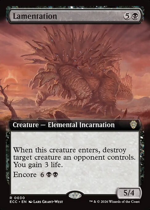 Lamentation - Lorwyn Eclipsed Commander (ECC) #30