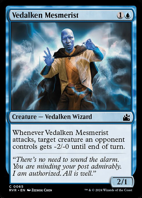 Vedalken Mesmerist - Ravnica Remastered (RVR) #65