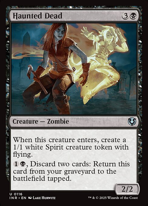 Haunted Dead - Innistrad Remastered (inr) #116 [Foil] [Foil]