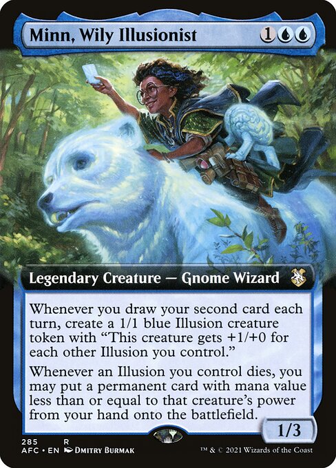 Minn, Wily Illusionist - Forgotten Realms Commander () #285