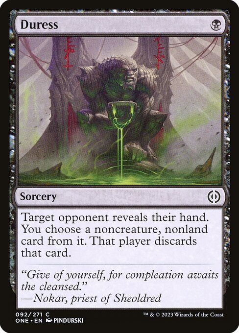 Duress - Phyrexia: All Will Be One (ONE) #92