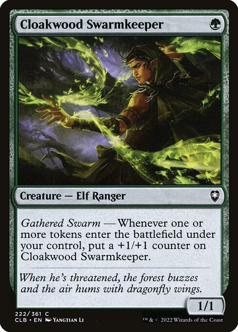 Cloakwood Swarmkeeper - Commander Legends: Battle for Baldur's Gate () #222