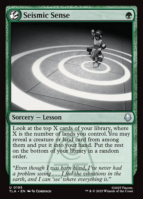 Seismic Sense - Avatar: The Last Airbender () #195