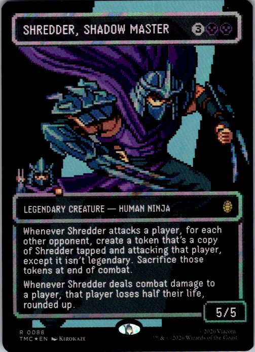 Shredder, Shadow Master [Foil] - Teenage Mutant Ninja Turtles Eternal (TMC) #88 [Foil]