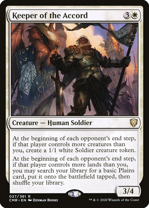 Keeper of the Accord - Commander Legends (CMR) #27