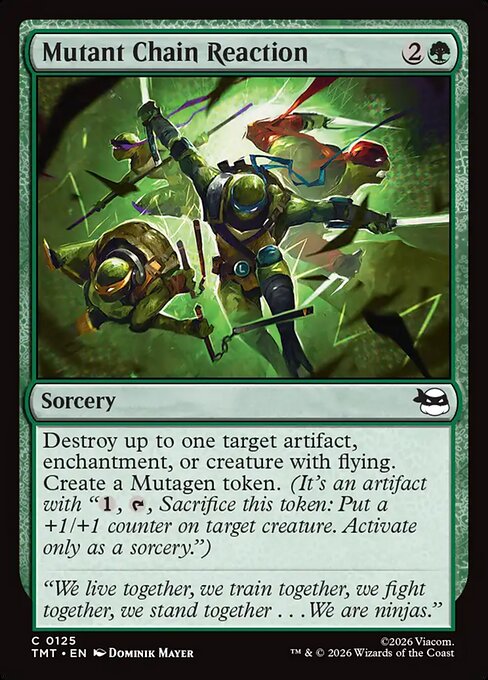 Mutant Chain Reaction - Teenage Mutant Ninja Turtles () #125 [Foil] [Foil]