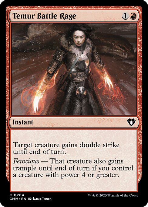 Temur Battle Rage - Commander Masters (CMM) #264