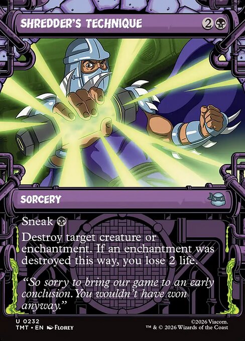 Shredder's Technique - Teenage Mutant Ninja Turtles () #232