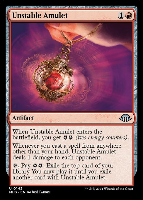 Unstable Amulet - Modern Horizons 3 (MH3) #142