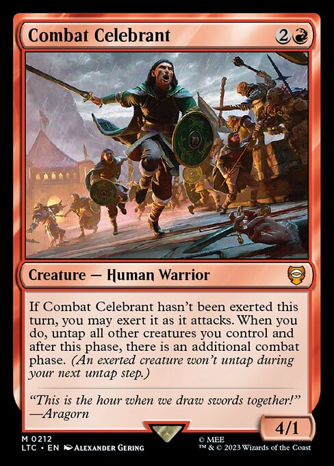 Combat Celebrant - Tales of Middle-earth Commander (ltc) #212