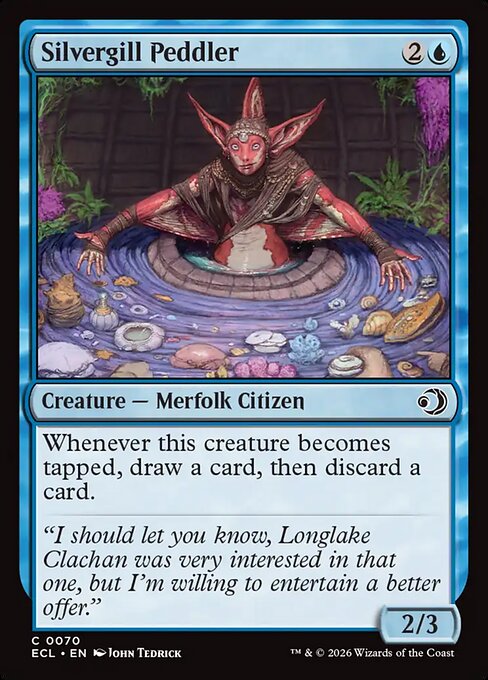 Silvergill Peddler - Lorwyn Eclipsed (ecl) #70 [Foil] [Foil]