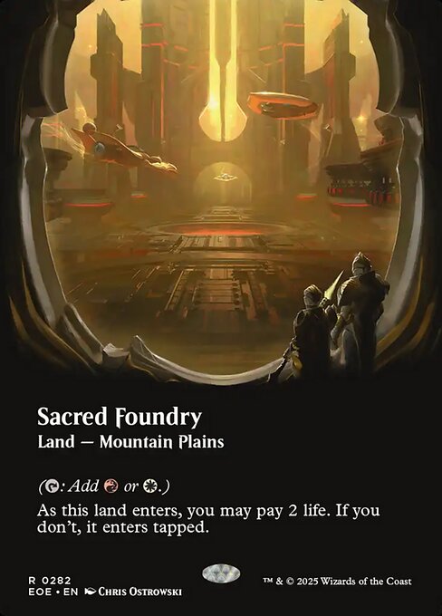 Sacred Foundry - Edge of Eternities (EOE) #282 [Foil] [Foil]