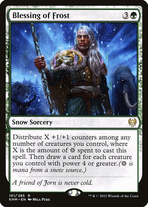 Blessing of Frost - Kaldheim (KHM) #161