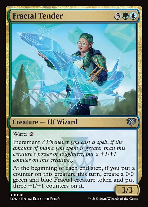 Fractal Tender - Secrets of Strixhaven () #190 [Foil] [Foil]