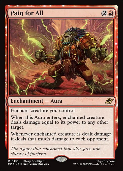 Pain for All - Edge of Eternities (eoe) #151 [Foil] [Foil]