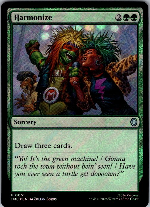 Harmonize [Foil] - Teenage Mutant Ninja Turtles Eternal (TMC) #51 [Foil]