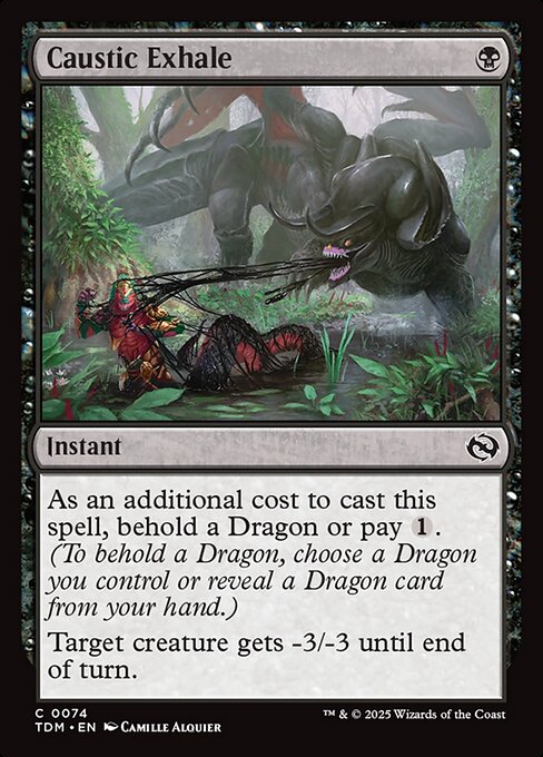 Caustic Exhale - Tarkir: Dragonstorm () #74