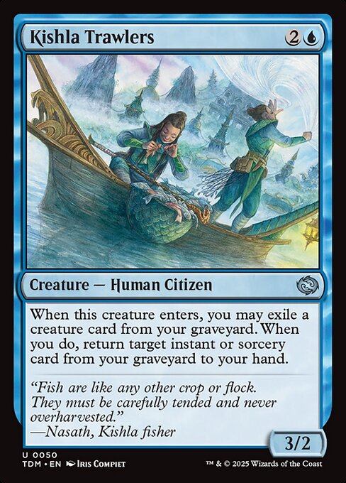 Kishla Trawlers - Tarkir: Dragonstorm () #50 [Foil] [Foil]