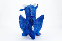 FanRoll by Metallic Dice Games - Dragon Plush Dice Bag: Blue