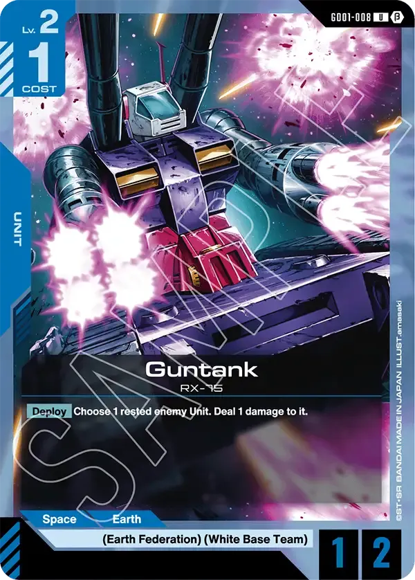 Guntank - Newtype Rising [GD01] (GD01-008) #008