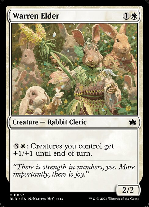 Warren Elder - Bloomburrow (BLB) #37 [Foil]