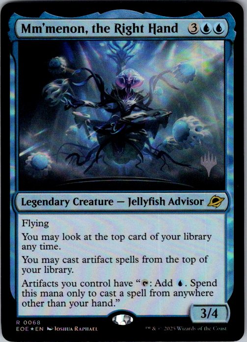 Mm'menon, the Right Hand [Foil] - Edge of Eternities Promos (PEOE) #68p [Foil]