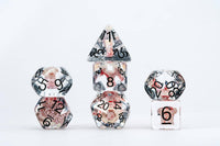 FanRoll by Metallic Dice Games - The Walking Dead Dismembered Zombie Resin Poly Dice Set