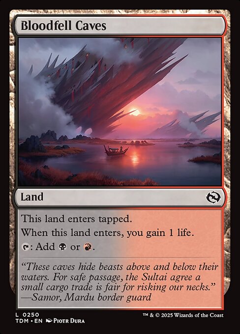 Bloodfell Caves - Tarkir: Dragonstorm () #250