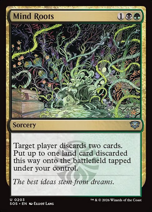 Mind Roots - Secrets of Strixhaven () #203 [Foil] [Foil]