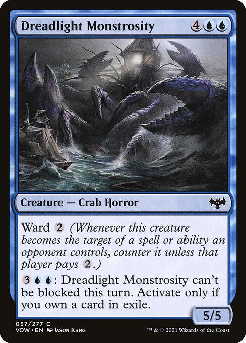 Dreadlight Monstrosity - Innistrad: Crimson Vow () #57 [Foil] [Foil]