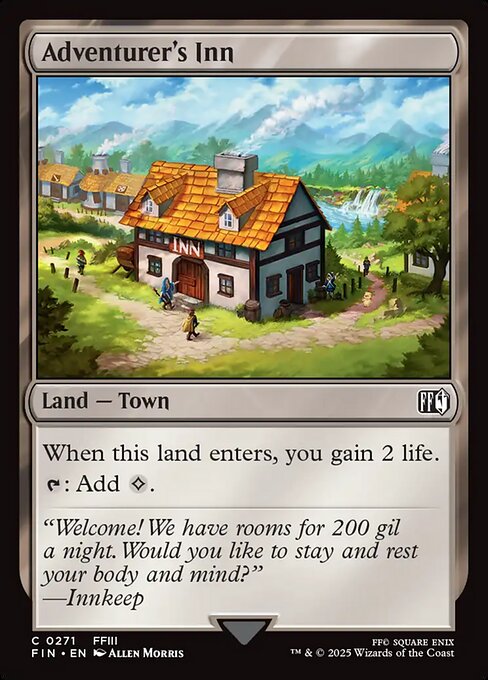 Adventurer's Inn - Final Fantasy (FIN) #271 [Foil] [Foil]