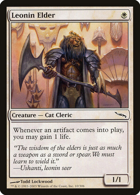 Leonin Elder - Mirrodin (mrd) #10