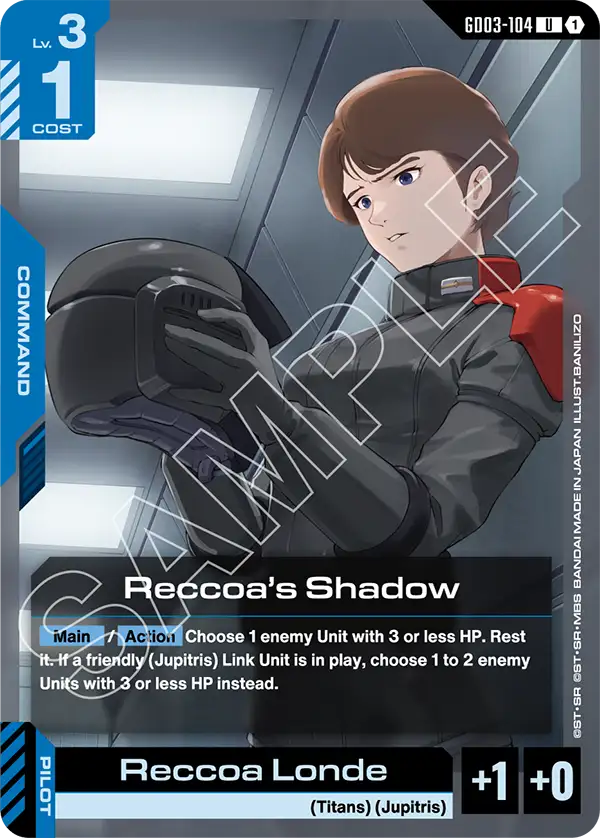 Reccoa's Shadow - Steel Requiem (GD03-104) #104