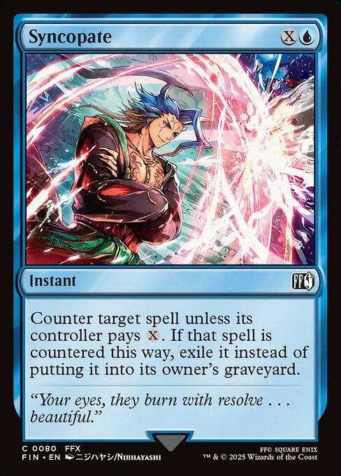 Syncopate - Final Fantasy (FIN) #80 [Foil] [Foil]