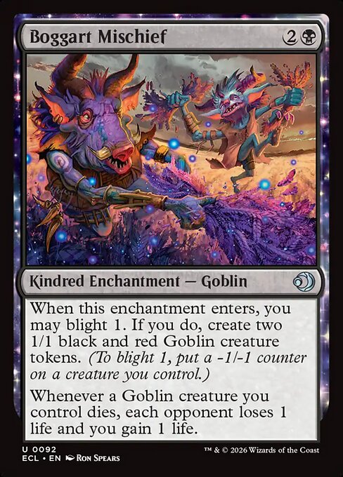 Boggart Mischief - Lorwyn Eclipsed (ecl) #92