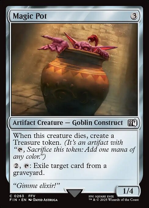 Magic Pot - Final Fantasy (FIN) #263 [Foil] [Foil]