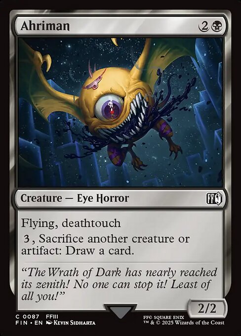 Ahriman - Final Fantasy (FIN) #87 [Foil] [Foil]