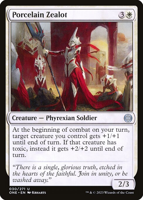 Porcelain Zealot - Phyrexia: All Will Be One () #30