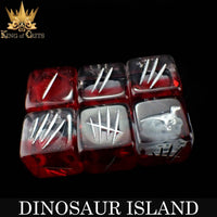 DNDDICEWHOLESALE.COM - Dinosaur Island - 11 Dice Set