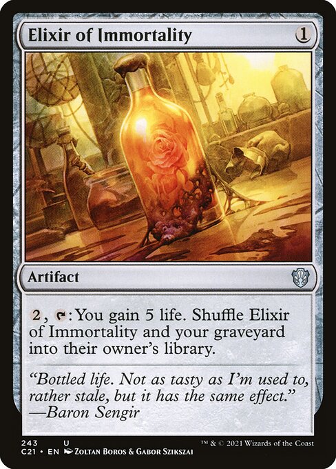 Elixir of Immortality - Commander 2021 (C21) #243