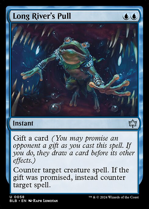 Long River's Pull - Bloomburrow (BLB) #58 [Foil]