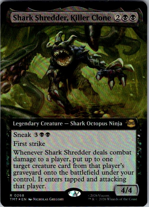 Shark Shredder, Killer Clone [Foil] - Teenage Mutant Ninja Turtles (TMT) #268 [Foil]