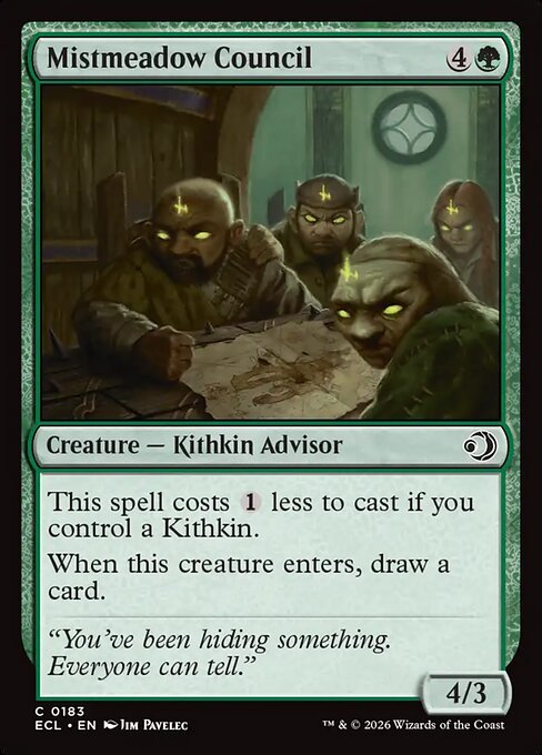 Mistmeadow Council - Lorwyn Eclipsed (ecl) #183 [Foil] [Foil]