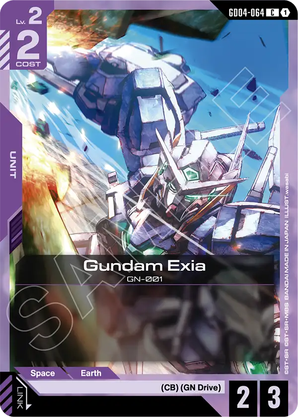 Gundam Exia (GD04-064) - Phantom Aria (GD04-064) #064