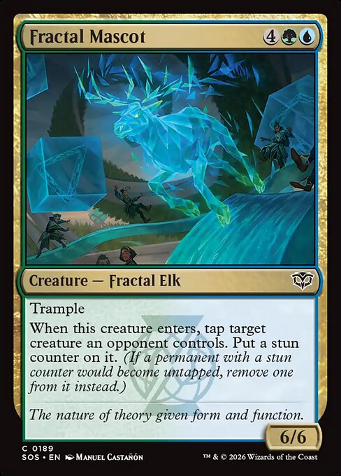 Fractal Mascot - Secrets of Strixhaven () #189 [Foil] [Foil]
