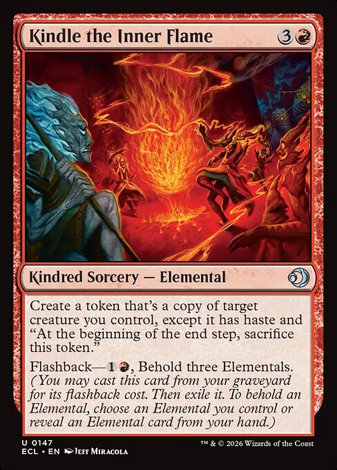 Kindle the Inner Flame - Lorwyn Eclipsed (ecl) #147 [Foil] [Foil]