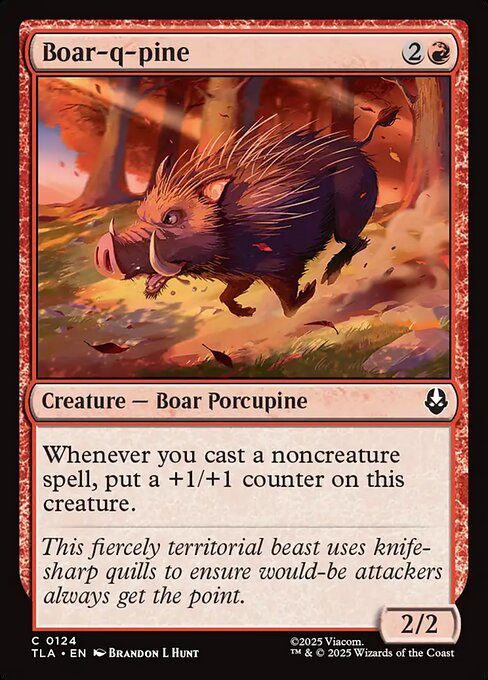 Boar-q-pine - Avatar: The Last Airbender () #124 [Foil] [Foil]