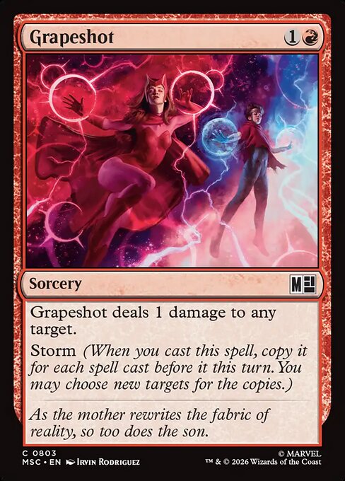Grapeshot - Marvel Super Heroes Commander () #803 [Foil] [Foil]