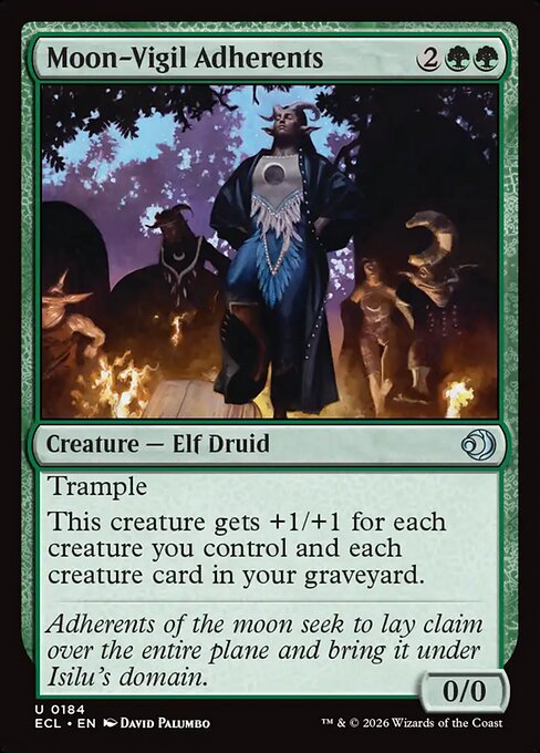 Moon-Vigil Adherents - Lorwyn Eclipsed (ecl) #184