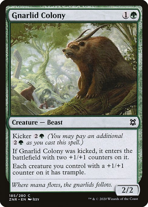 Gnarlid Colony - Zendikar Rising () #185